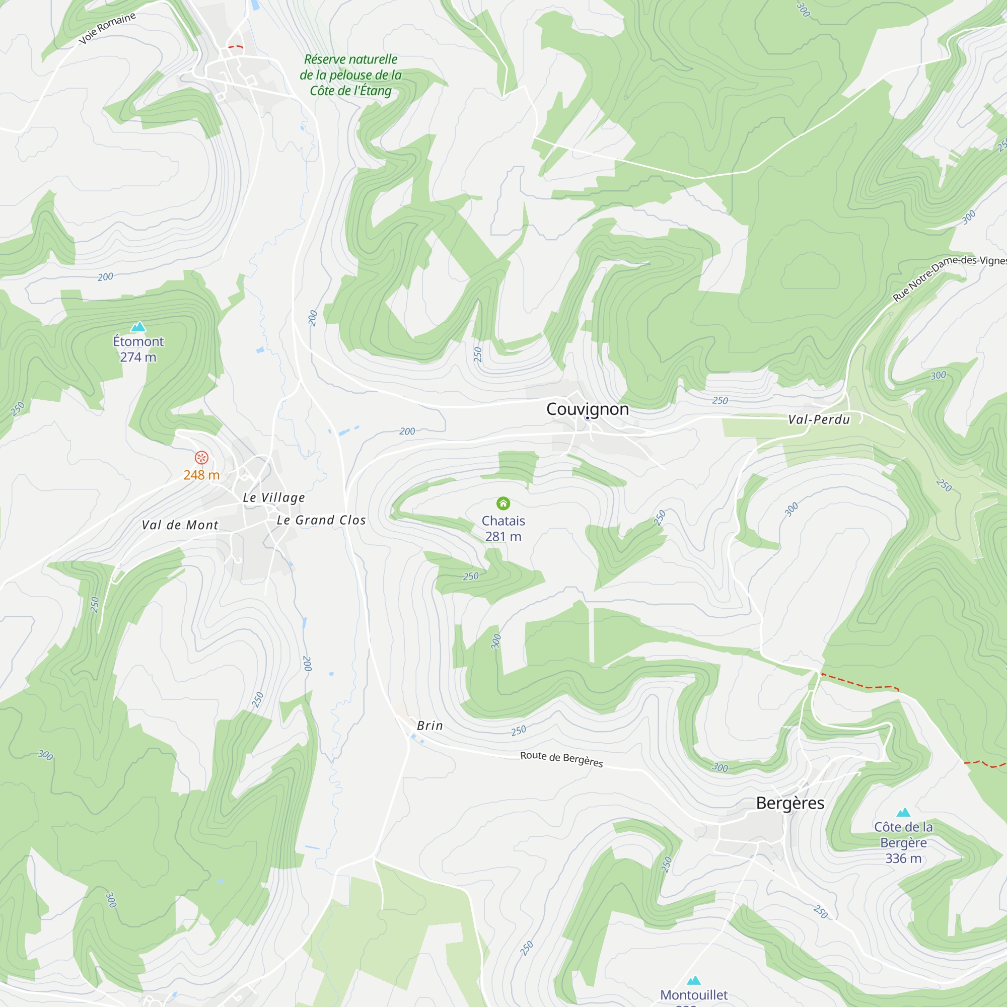 Chatais map