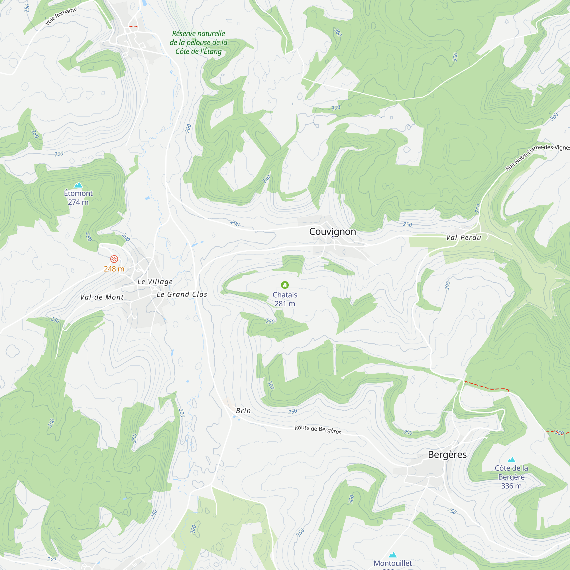 Chatais map