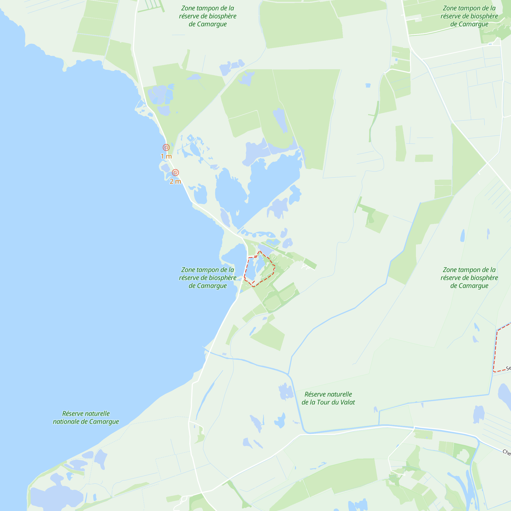 Maison de la Réserve et du Vaccarès map