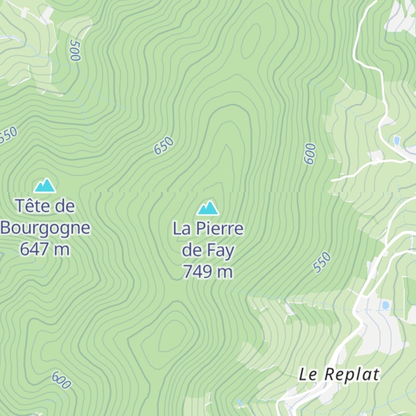 Map of La Pierre de Fay