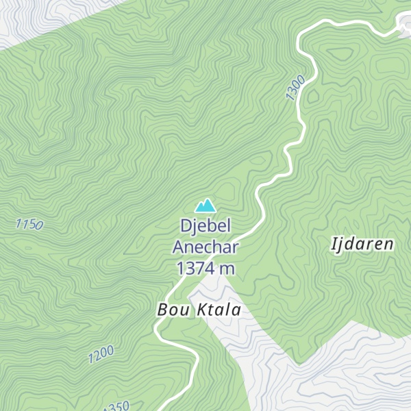 Map of Djebel Anechar