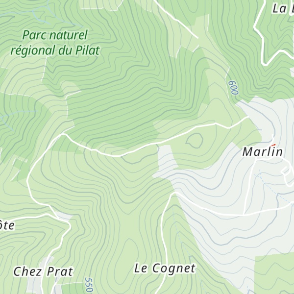 Map of Roches de Marlin