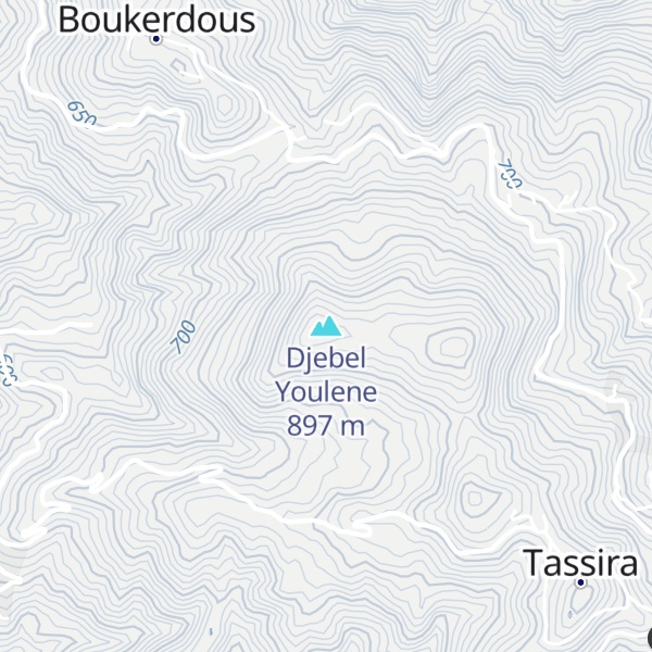 Map of Djebel Youlene