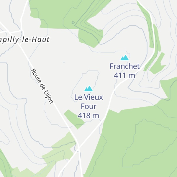 Map of Le Vieux Four