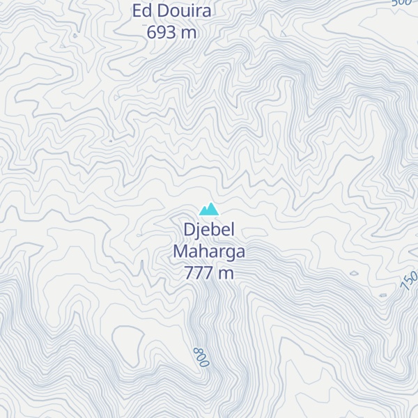Map of Djebel Maharga