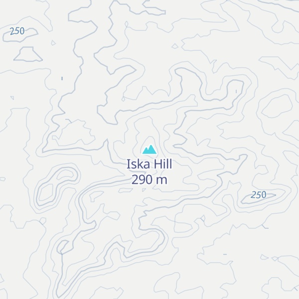 Map of Iska Hill