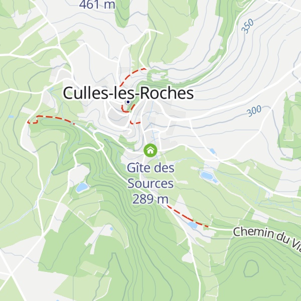 Map of Gîte des Sources