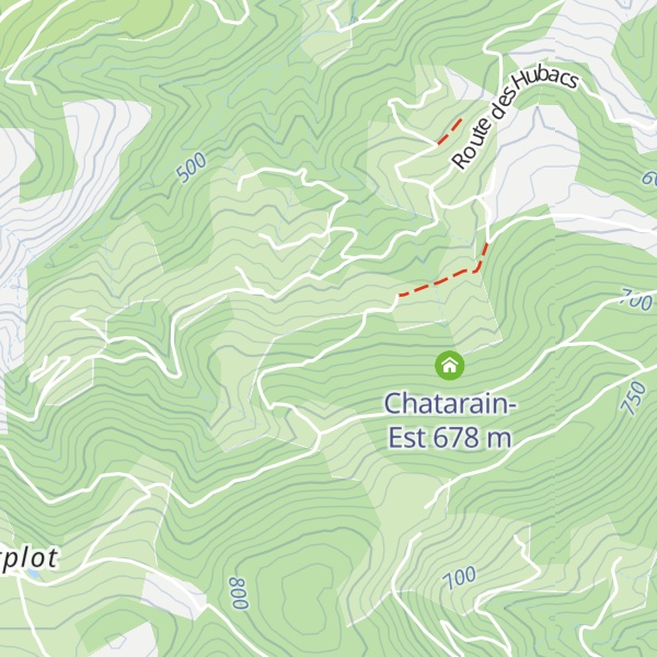 Map of Chatarin-Ouest
