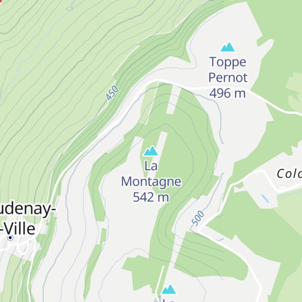 Map of La Montagne