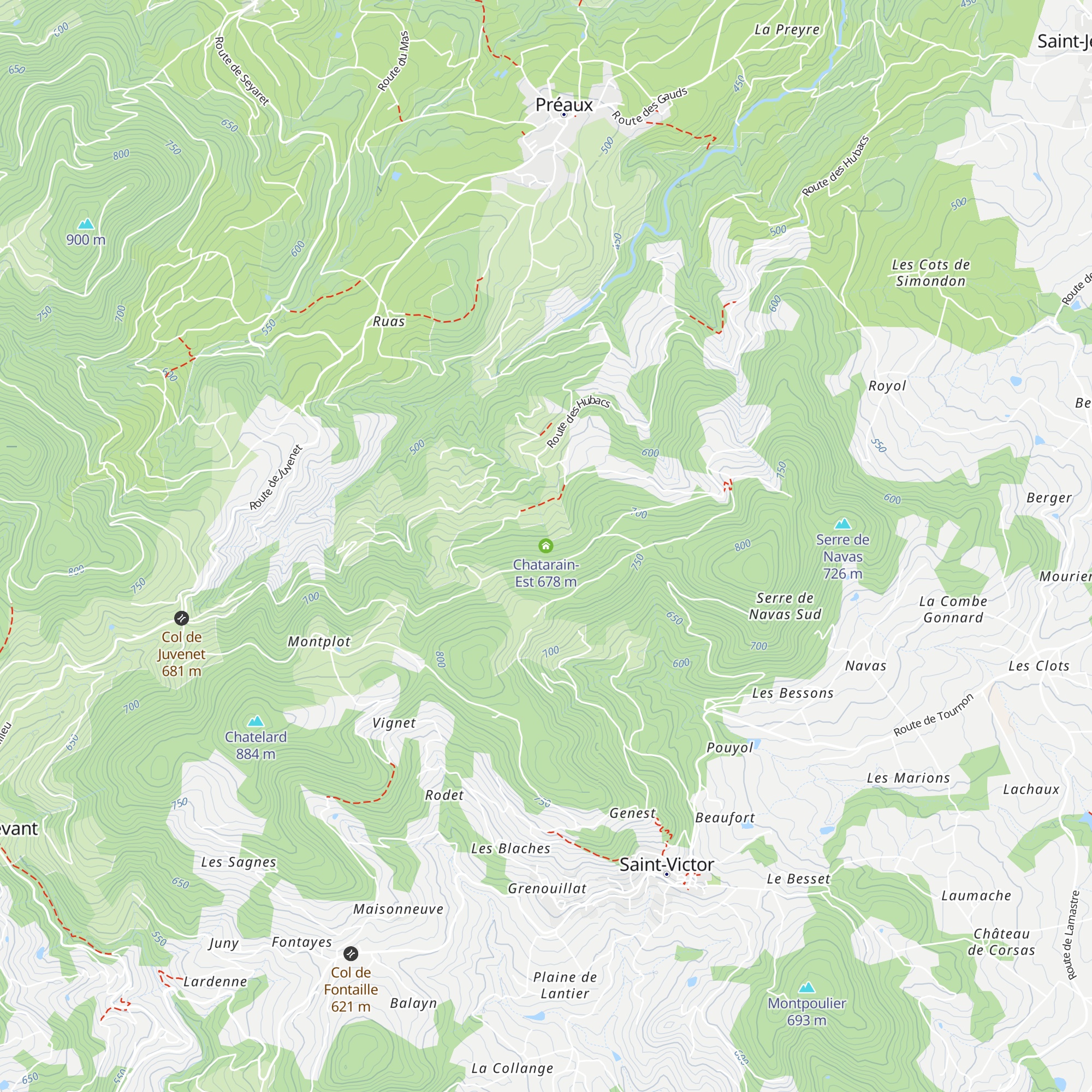 Chatarain-Est map
