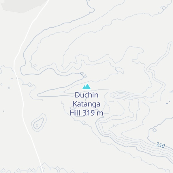 Map of Duchin Katanga Hill
