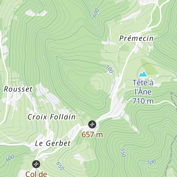 Map of Rontécolon