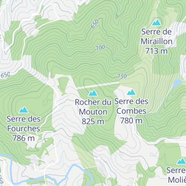 Map of Rocher du Mouton