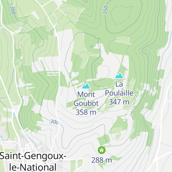 Map of Mont Goubot