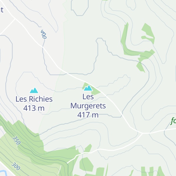 Map of Les Murgerets