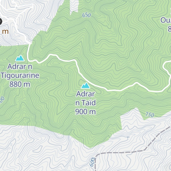 Map of Adrar n Taïd