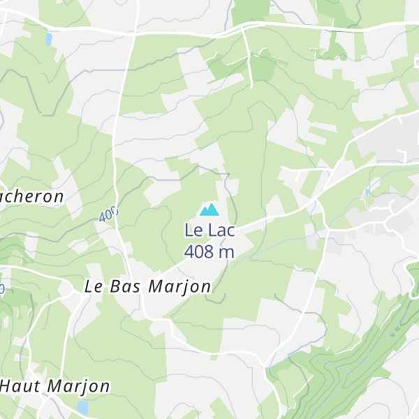 Map of Le Lac