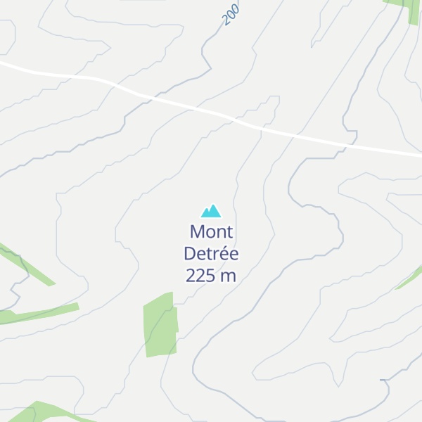 Map of Mont Detrée