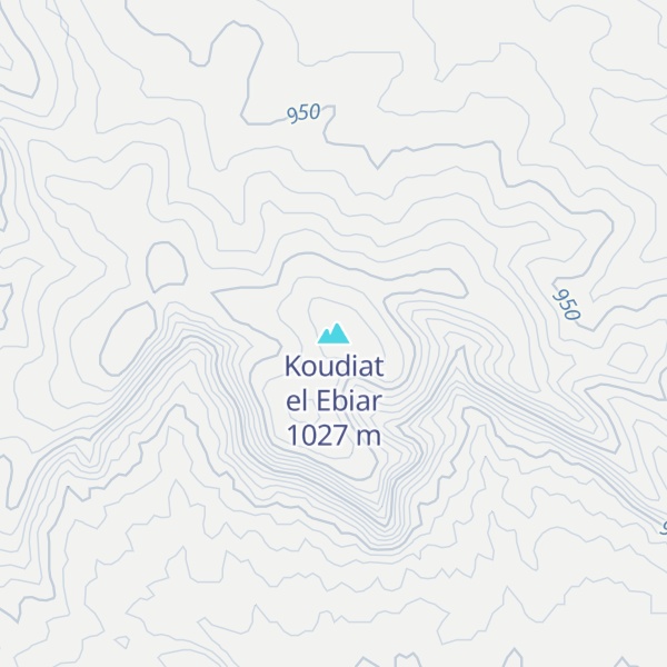 Map of Koudiat el Ebiar