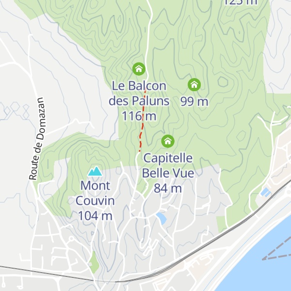 Map of Capitelle le Belvedère