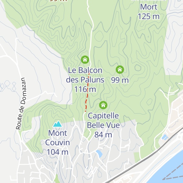 Map of Capitelle du Mourre de la Lauze