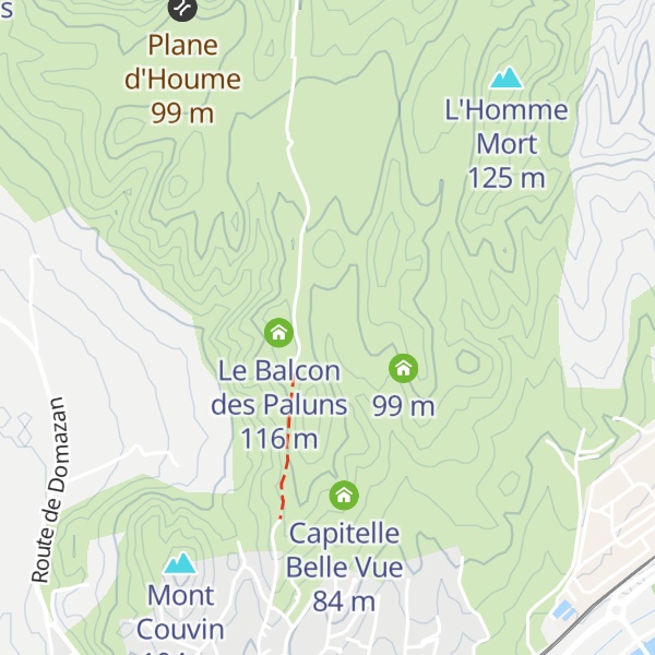 Map of Capitelle l'Oratoire