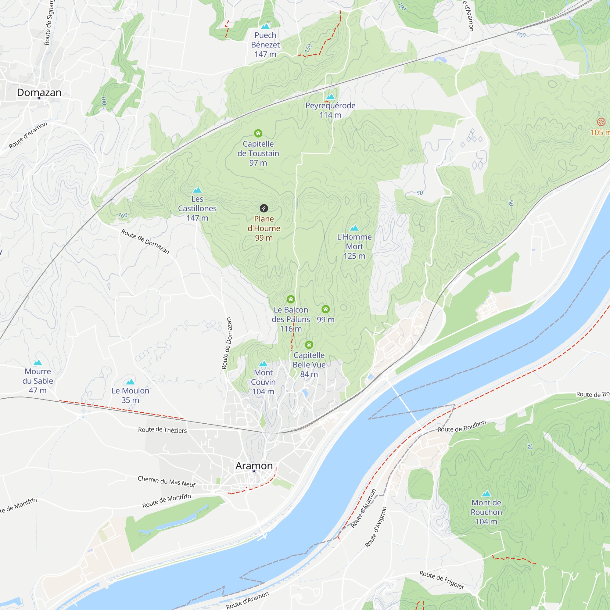 Capitelle Les Iris map