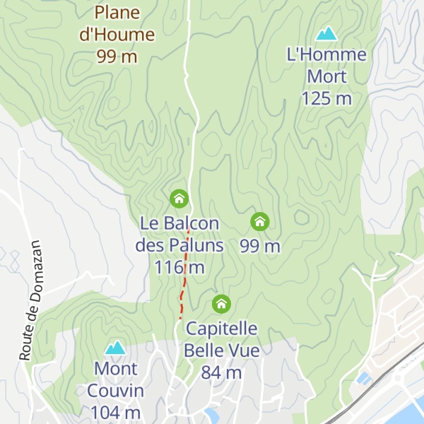Map of Capitelle Les Iris