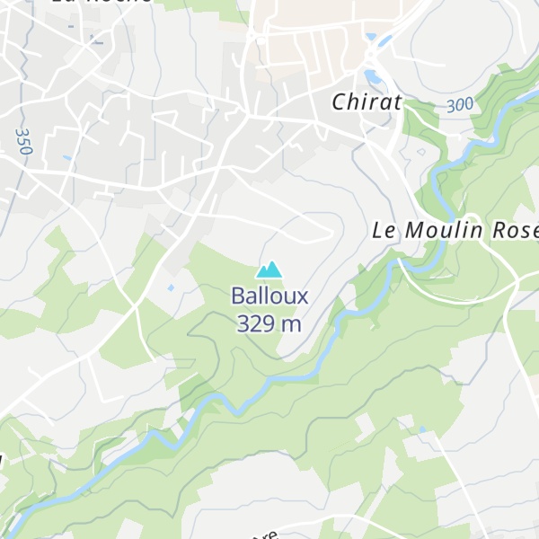 Map of Balloux