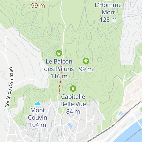 Map of Capitelle des Cyprès