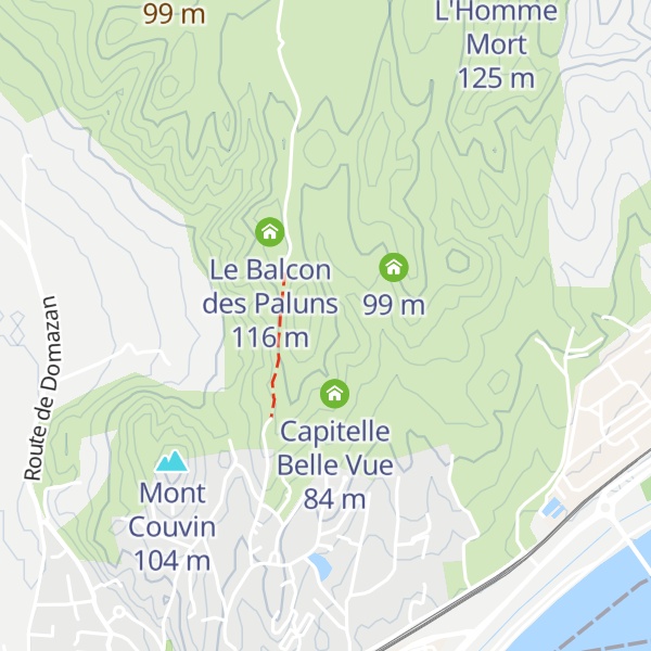 Map of Capitelle de l'Enclos
