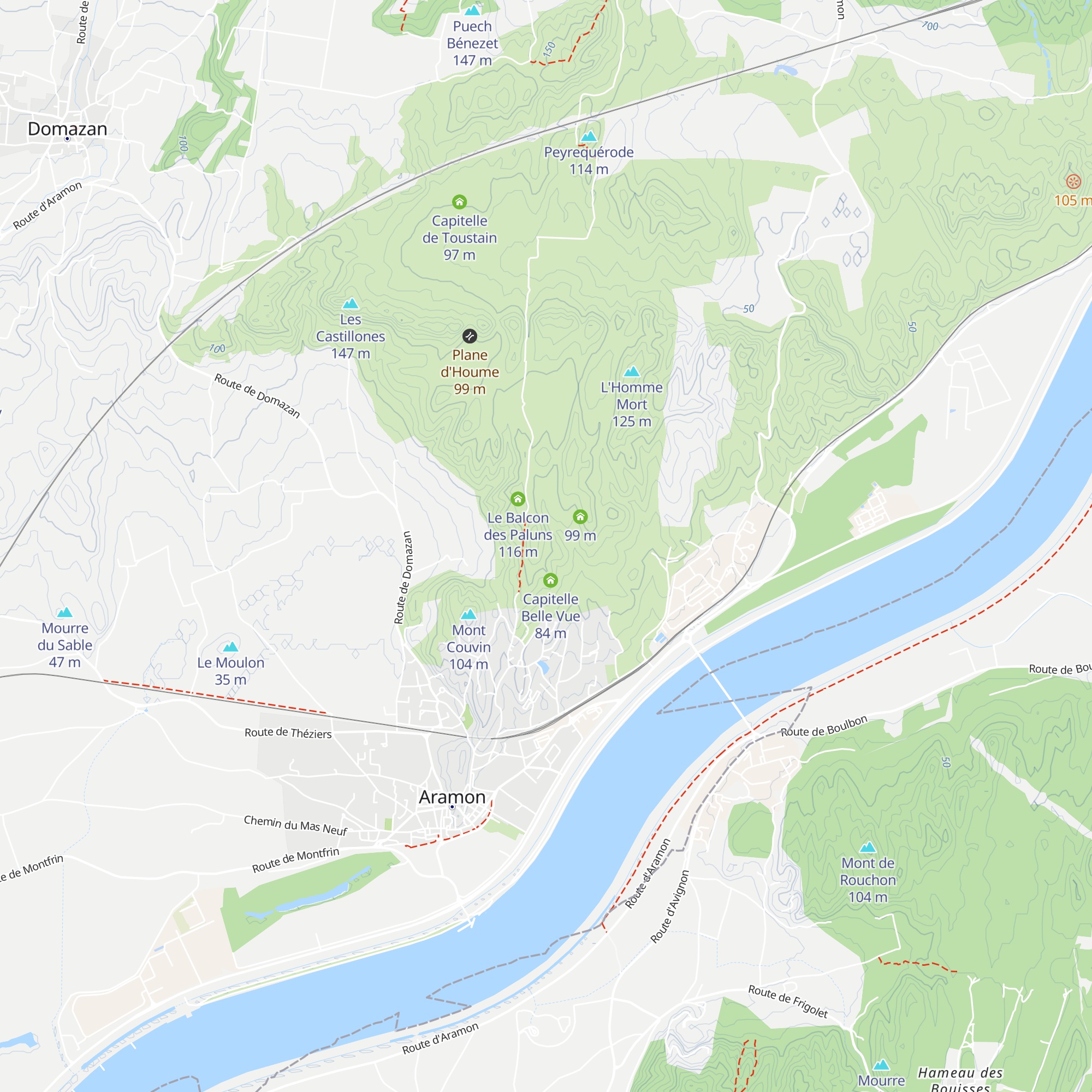 Capitelle de l'Enclos map