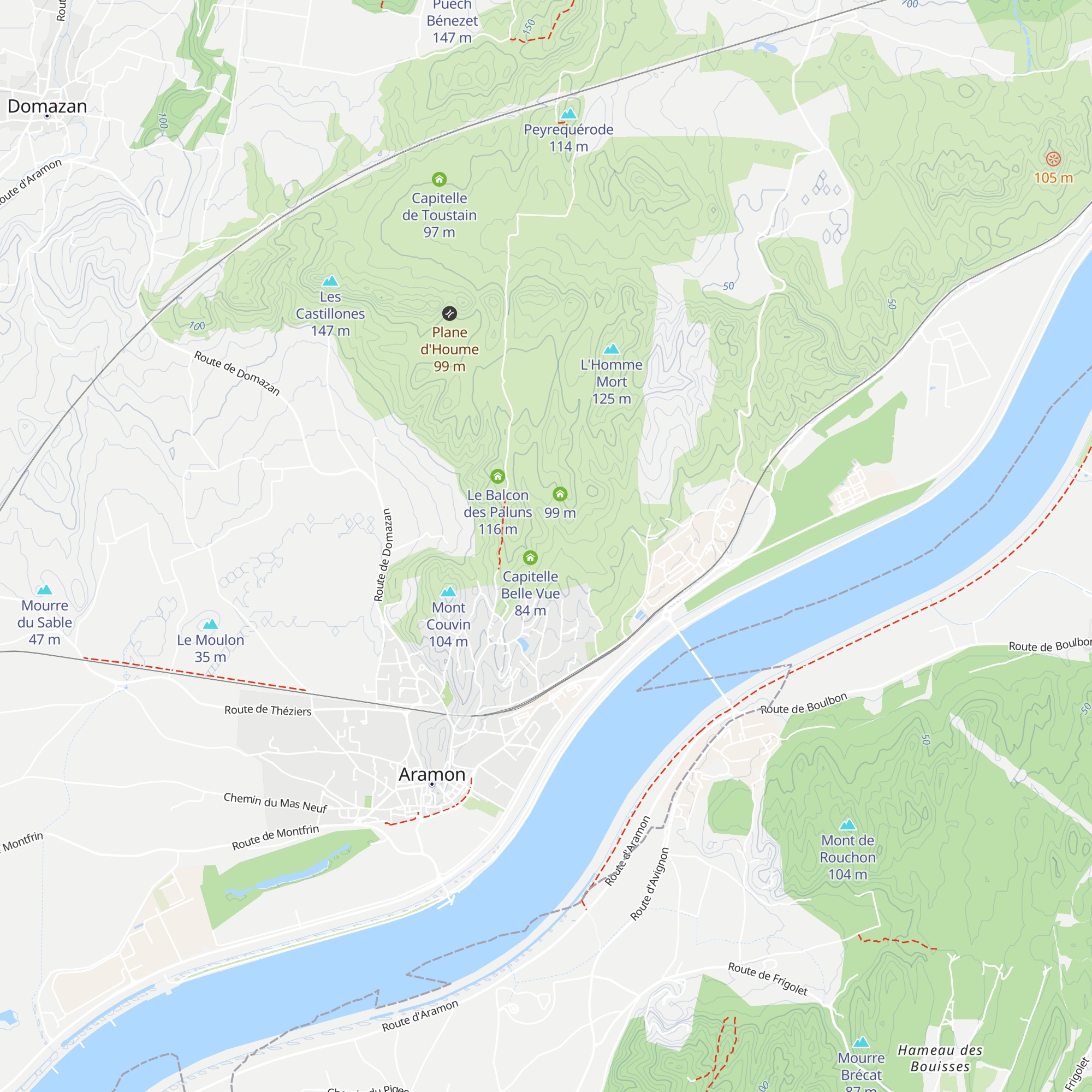 Capitelle les Oliviers map
