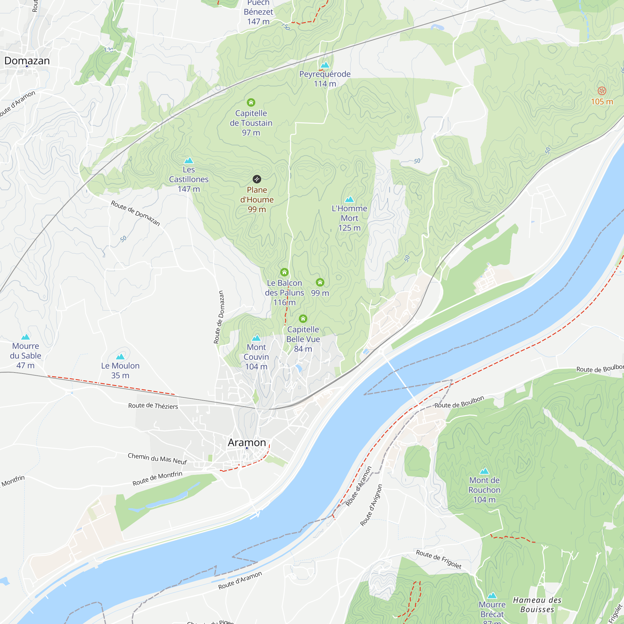 Capitelle les Oliviers map