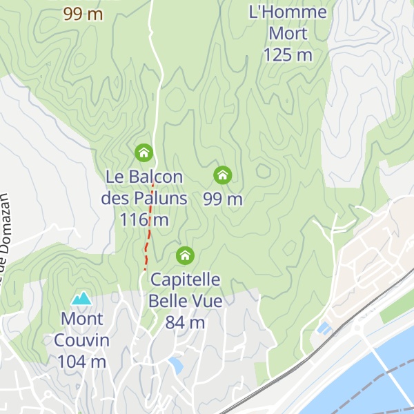 Map of Capitelle La Combe (ou Luca)