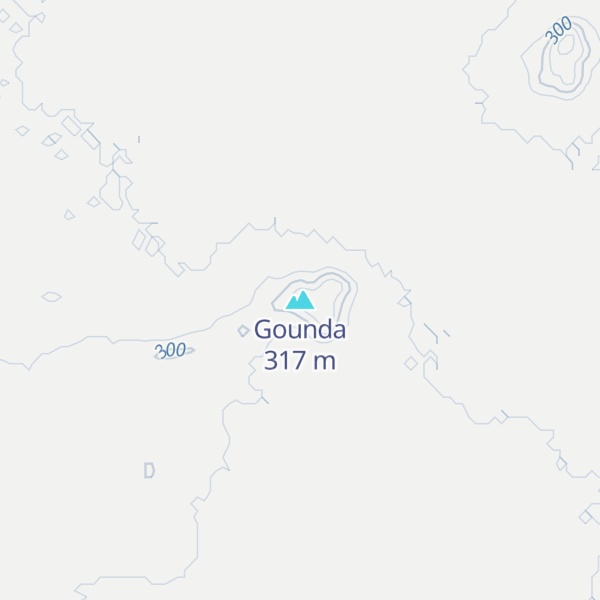 Map of Gounda