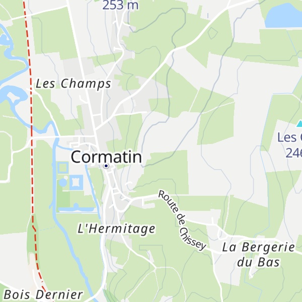 Map of Rouge Mont