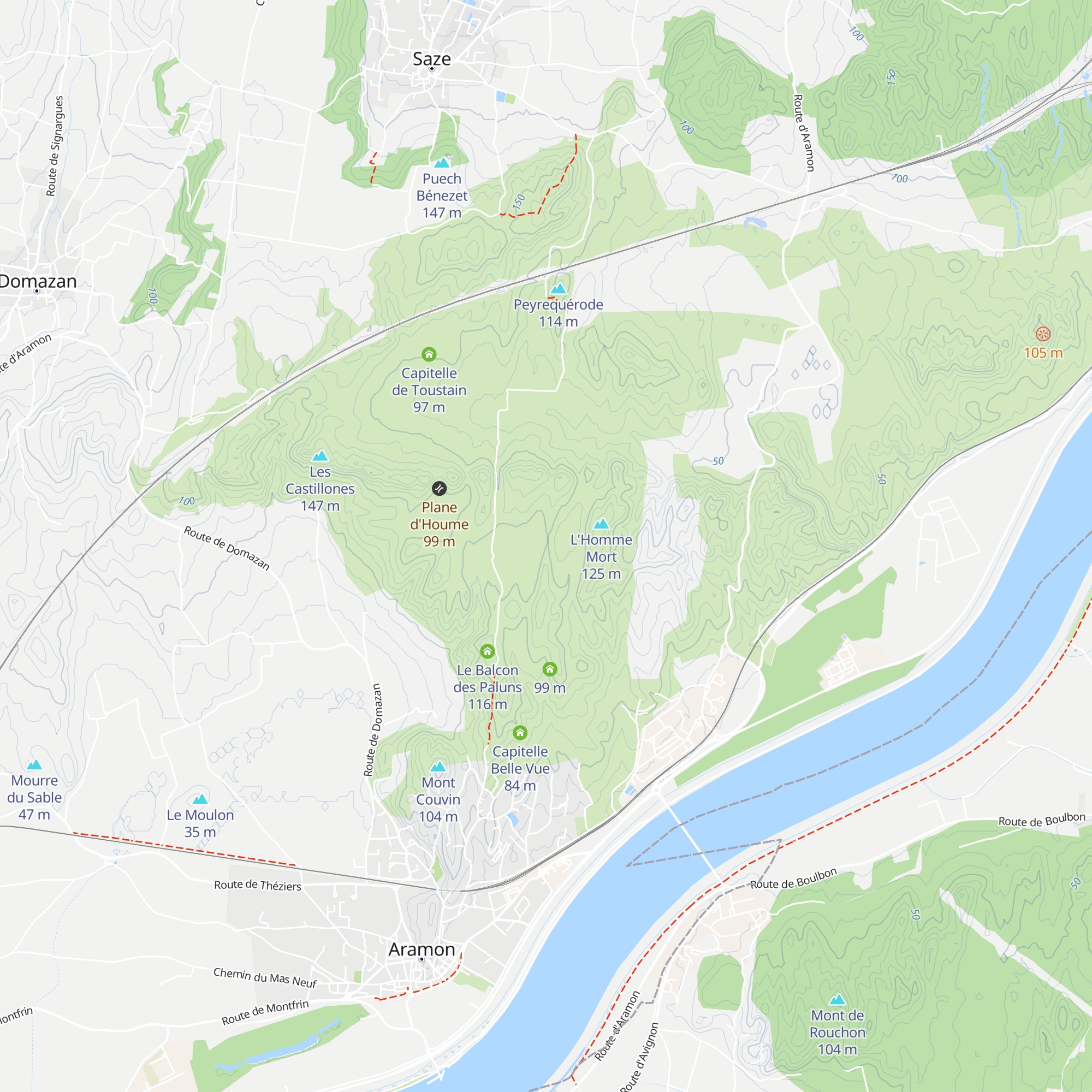 Capitelle de Taoule Messe map