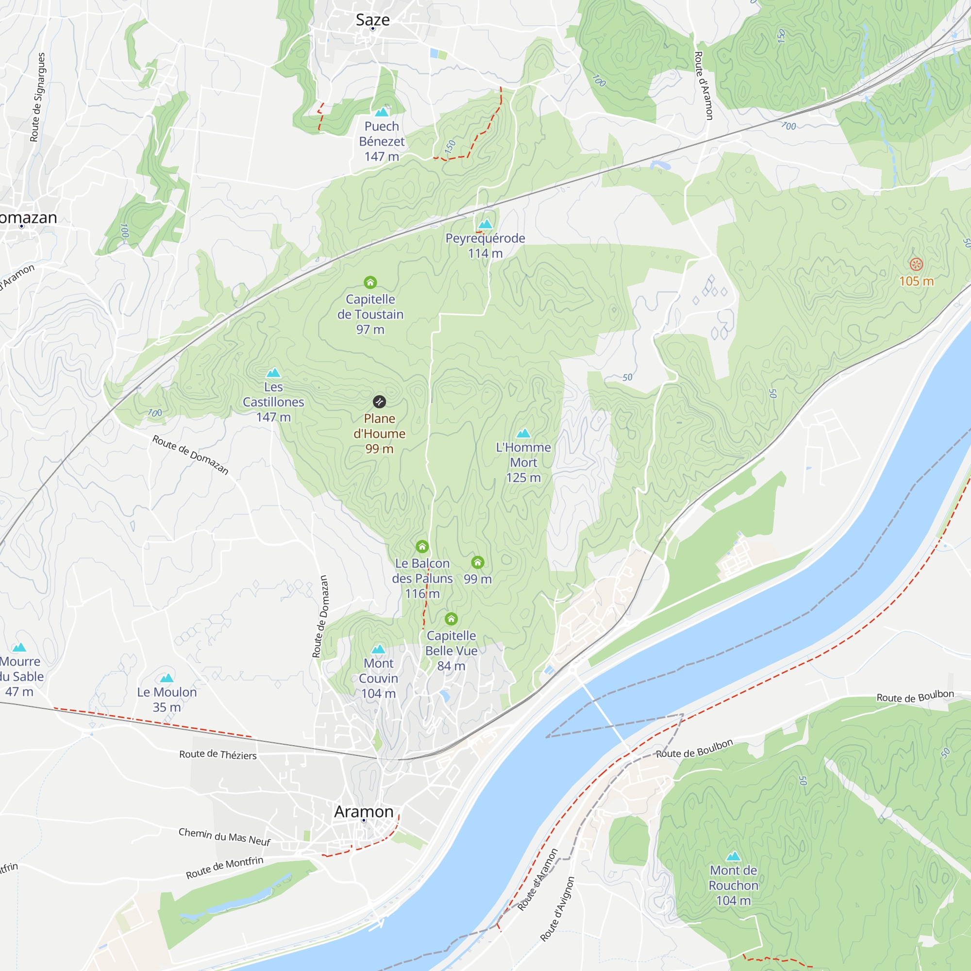 Tombeau de l'Homme mort map
