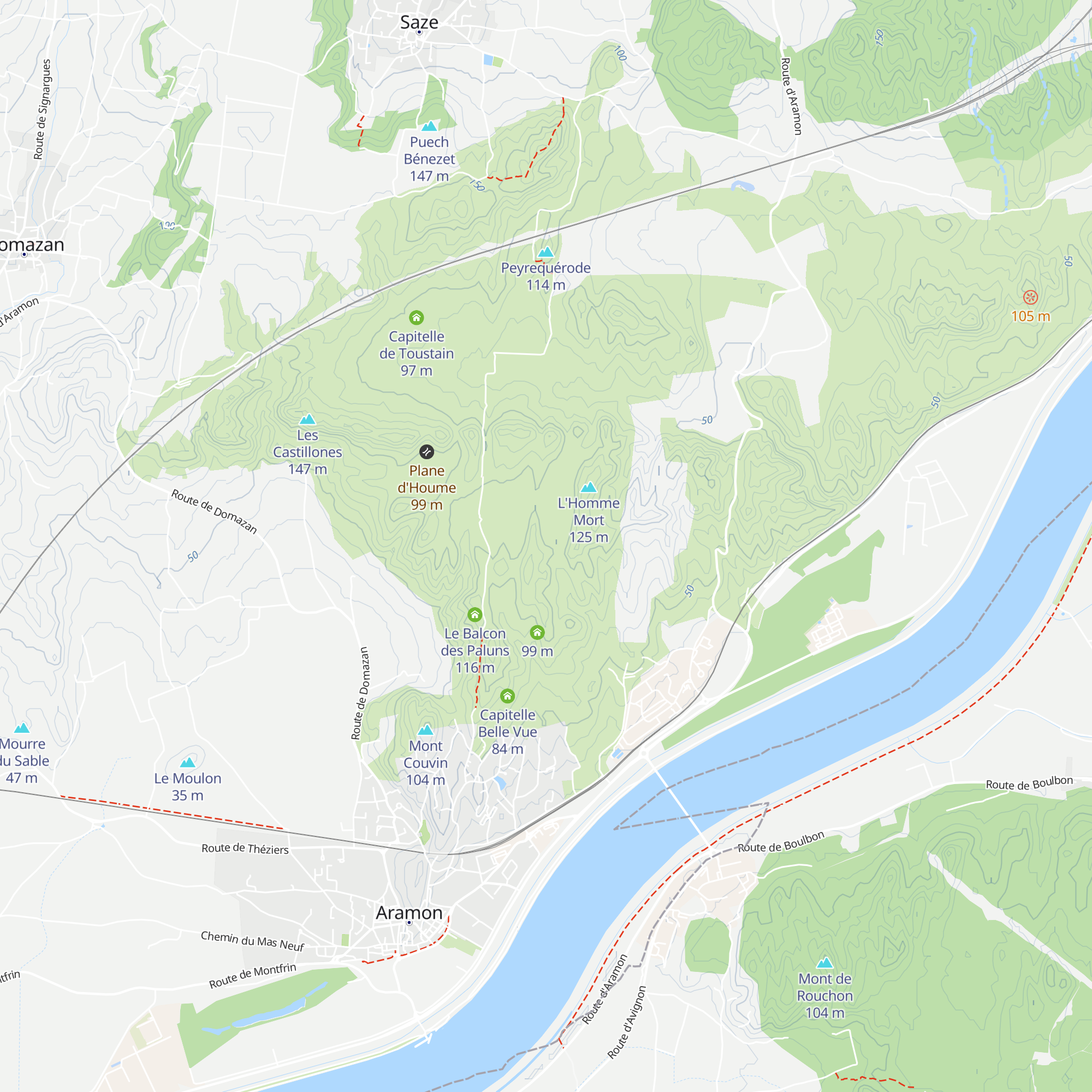 Tombeau de l'Homme mort map
