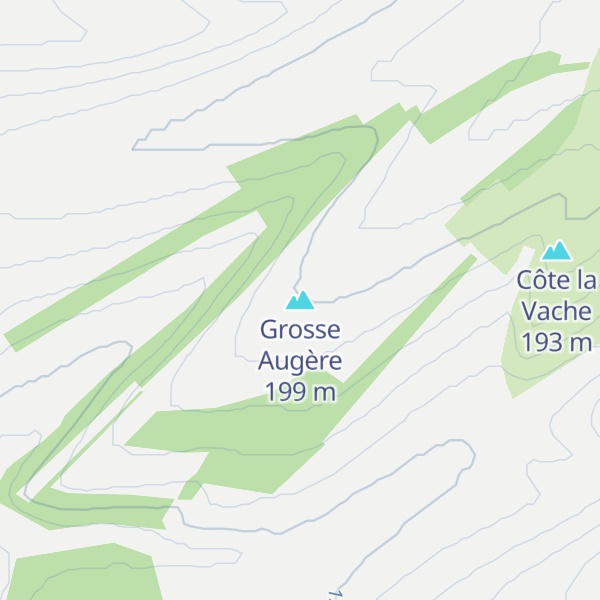 Map of Grosse Augère