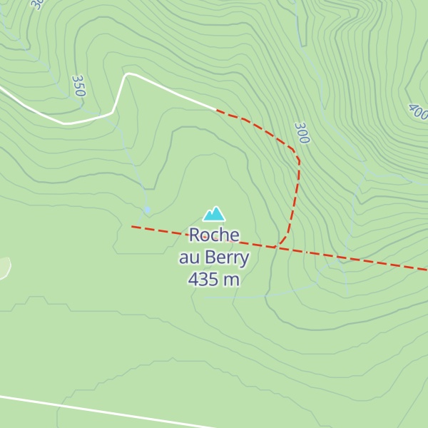Map of Roche au Berry