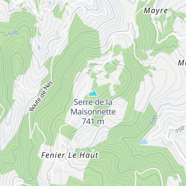 Map of Serre de la Maisonnette