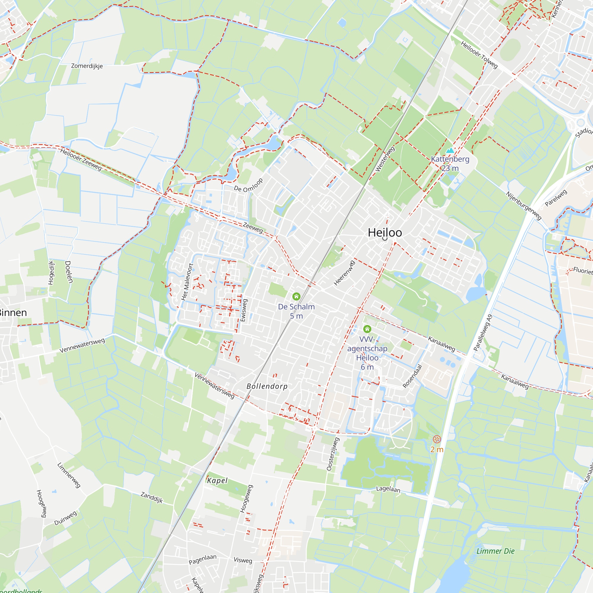 De Schalm map