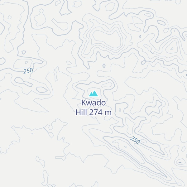 Map of Kwado Hill