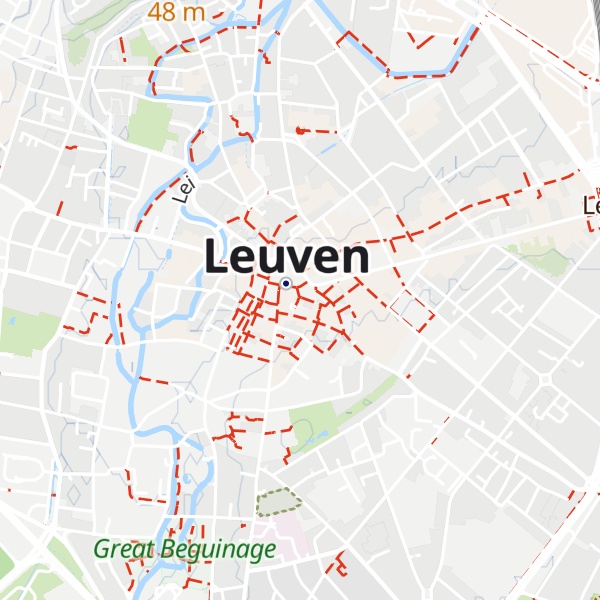 Map of Leuven Leisure