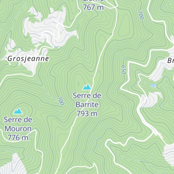 Map of Serre de Barrite