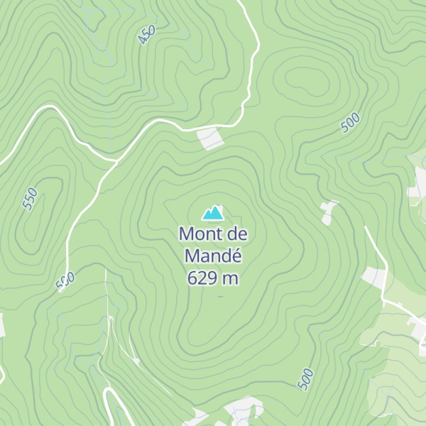 Map of Mont de Mandé