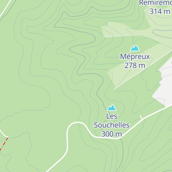 Map of La Glandée