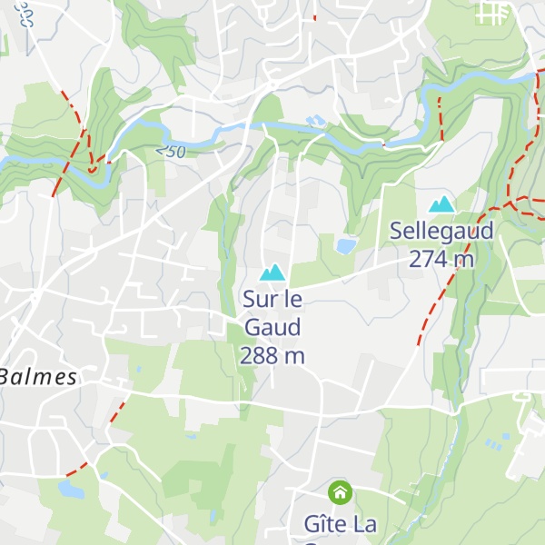 Map of Sur le Gaud